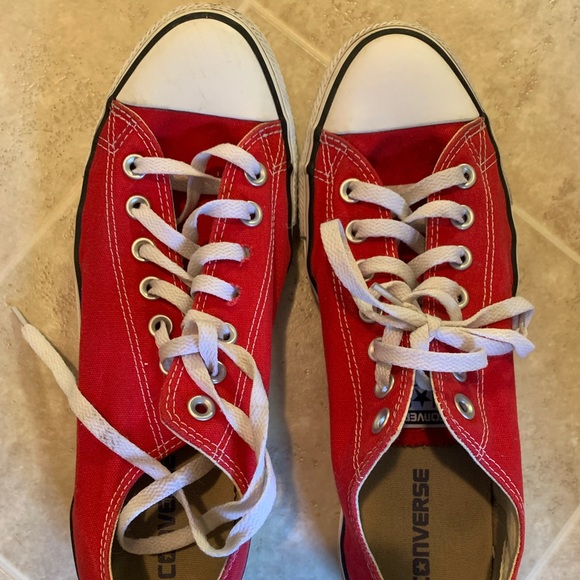 Red Low-Top Converse M9 W11